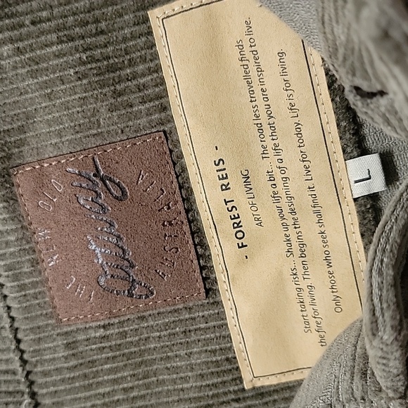 New Ottway The Label FOREST REIS CORD SHIRT/JACKET Large - Picture 4 of 10